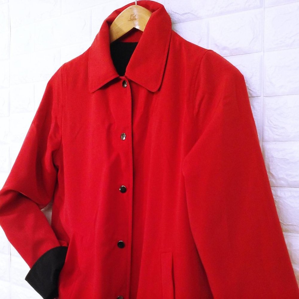 Reversible Lightweight Jacket Windbreaker Pockets - image 4